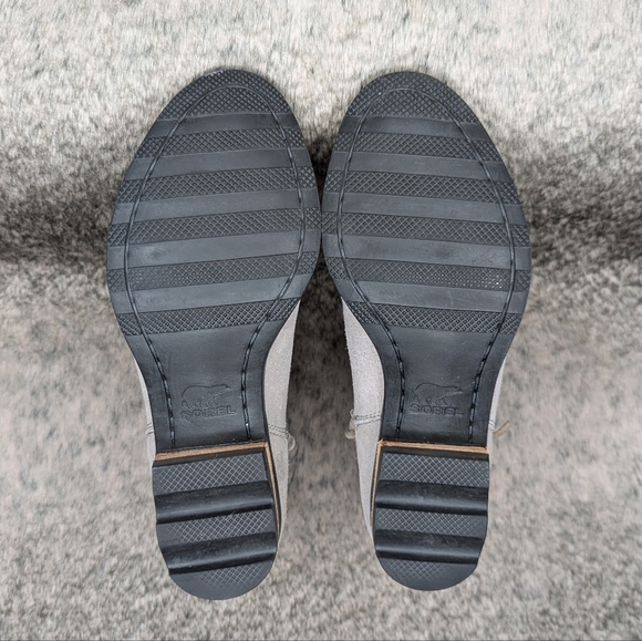 Sorel Farah Short Boot Suede Taupe Women's 7 - Picture 12 of 13